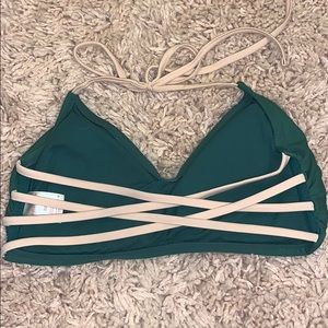 Target halter bikini top